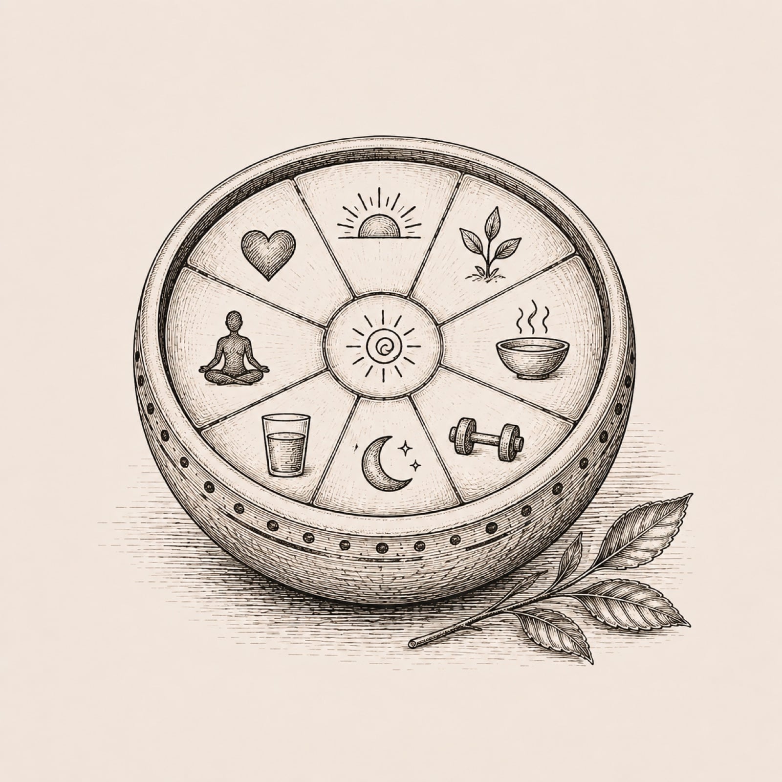 Illustration of interconnected health patterns