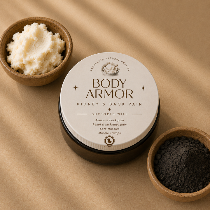 Body Armor: Kidney & Back Pain Salve by ANH for liver, kidney, and cleansing wellness