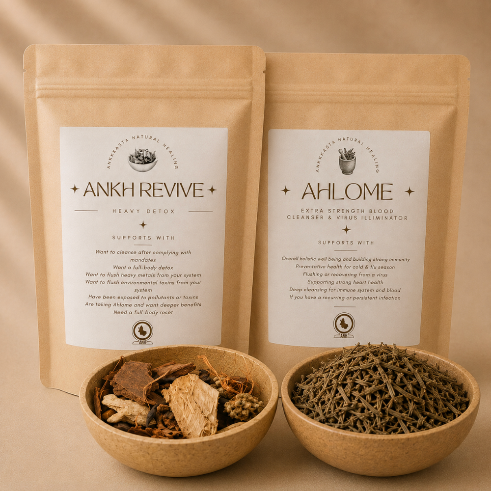 ANH Extreme Detox Immunity Set: ANKH Revive & Ahlome by ANH for blood and circulatory wellness