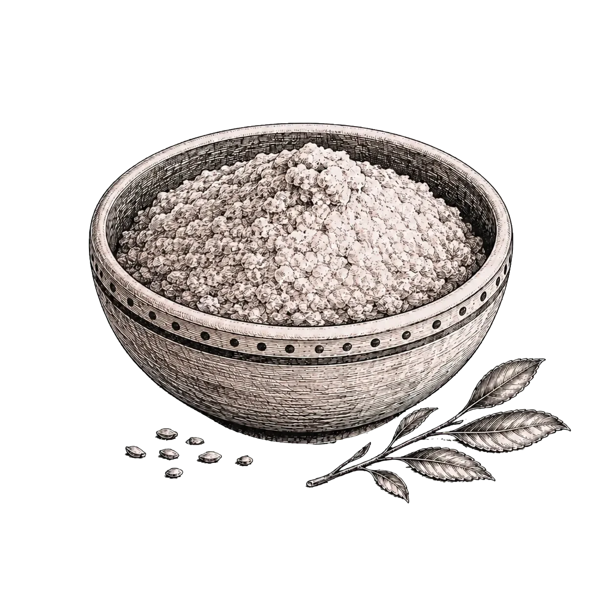 Sketch of a nourishing bowl
