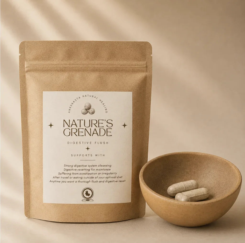 Nature's Grenade in its new Ankhkasta packaging