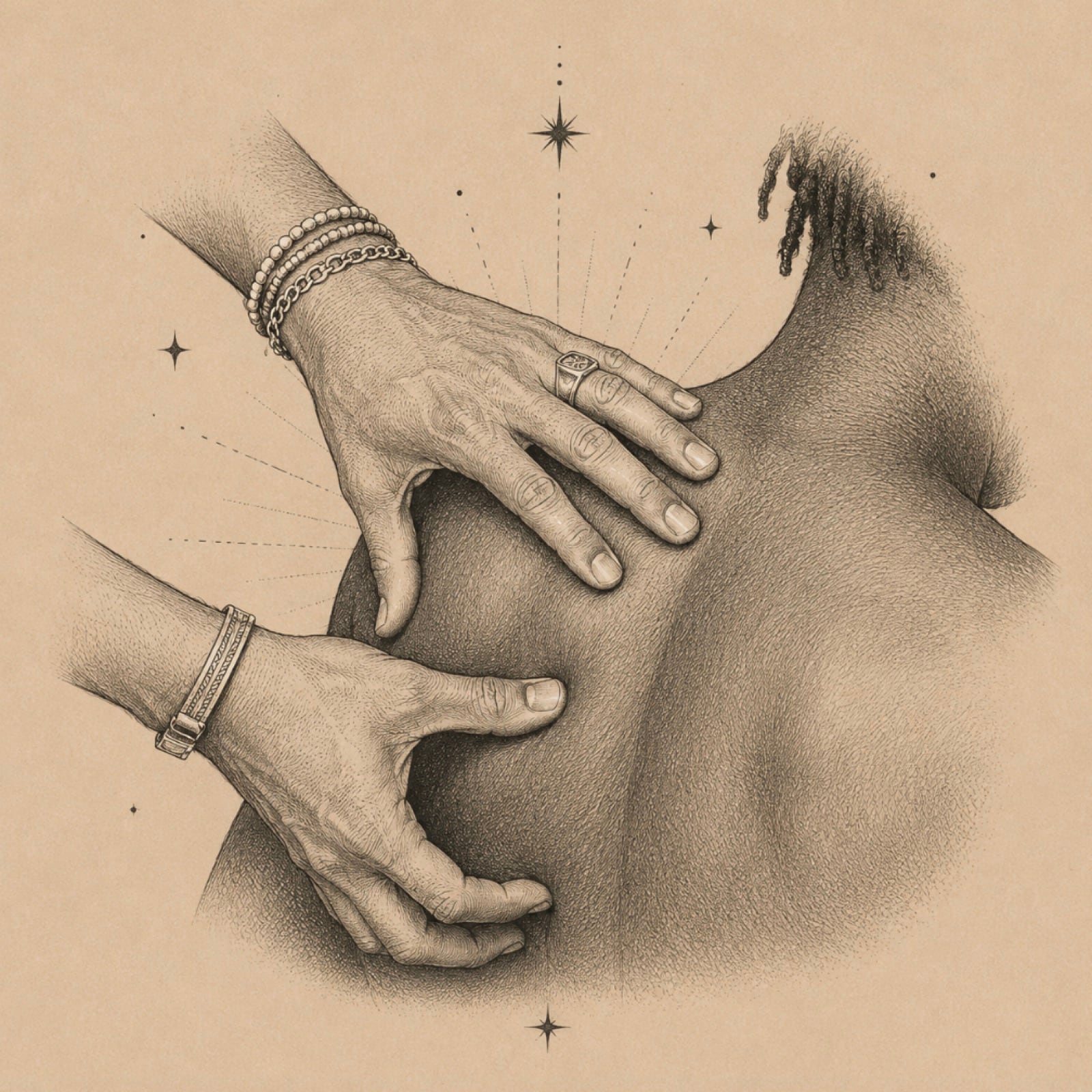 Illustration of an Indigenous health consultation