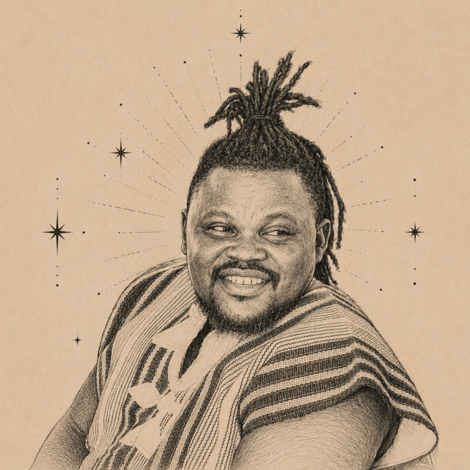 Illustrated portrait of Iritah Naba Shenmira